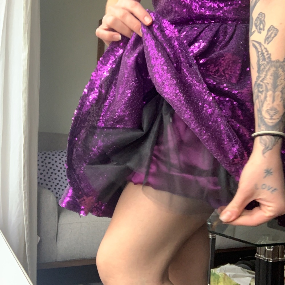 OOAK Handmade Sequin Party Dress - Picture 6 of 11